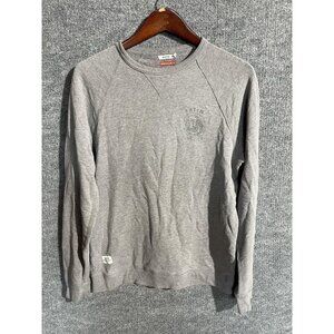 Katin Sweatshirt Mens Medium Gray Crewneck Pullover Surf Graphic Logo Back Print